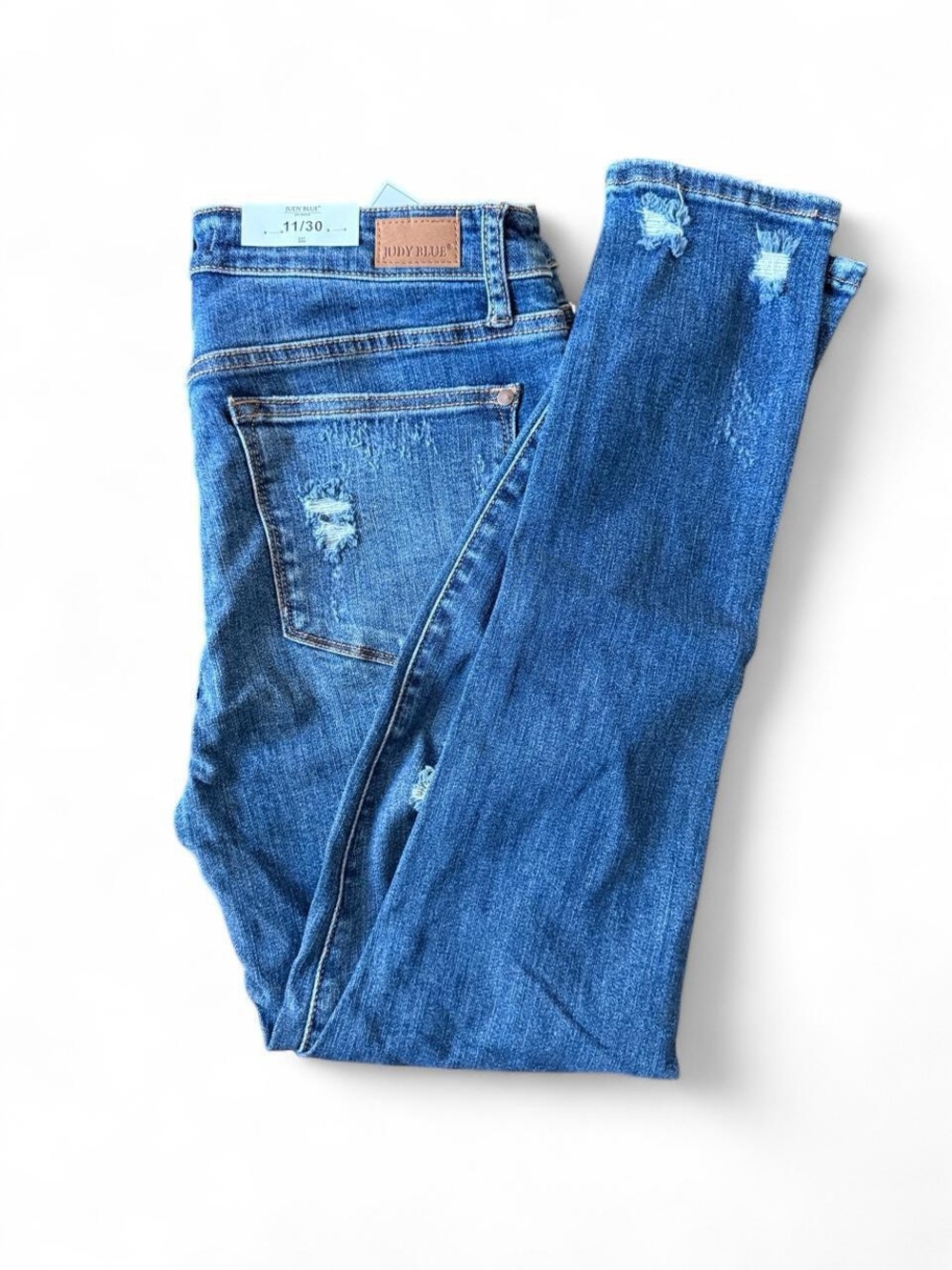 Judy Blue Distressed Blue Jeans